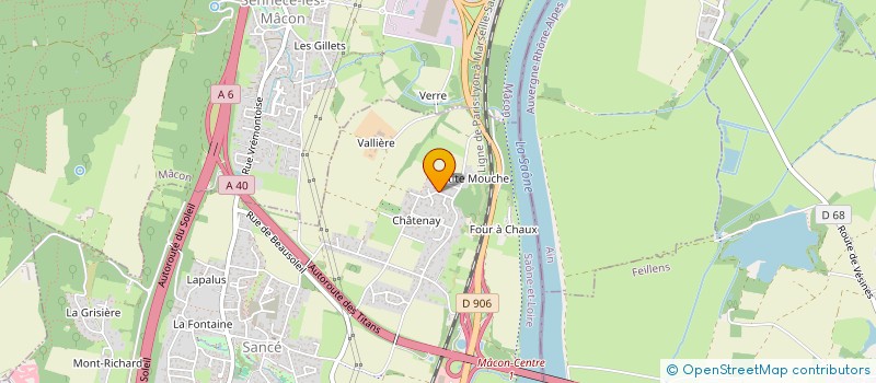 localisation de l'entreprise MADAME SOLINE BERGERON  SANCE