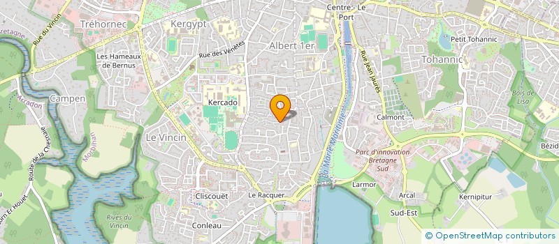 localisation de l'entreprise MADAME SOLINE BERTHET à VANNES