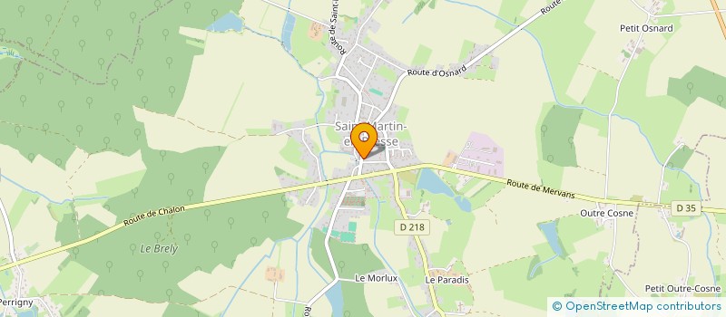 localisation de l'entreprise MADAME SOLINE BOISSY  SAINT-MARTIN-EN-BRESSE