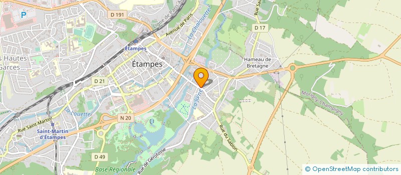 localisation de l'entreprise MADAME SOLINE BRONDELLE NGUIEDJI KENGNI à ETAMPES