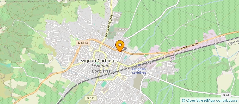 localisation de l'entreprise MADAME SOLINE BRUN à LEZIGNAN-CORBIERES