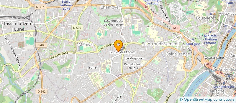 localisation de l'entreprise MADAME SOLINE BUREAU à LYON