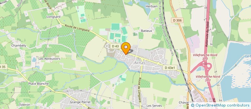 localisation de l'entreprise MADAME SOLINE COLAS DES FRANCS  ARNAS