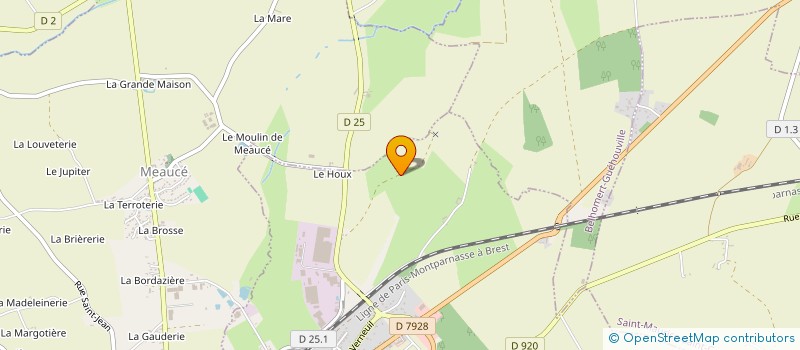 localisation de l'entreprise MADAME SOLINE DE LA ROCHE SAINT ANDRE à MONTIREAU