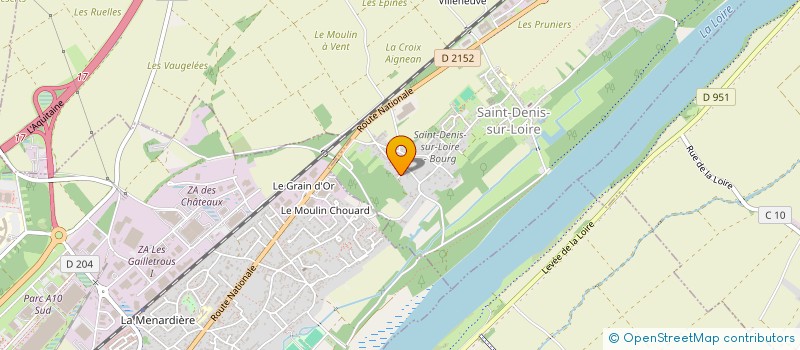 localisation de l'entreprise MADAME SOLINE DELINEAU  SAINT-DENIS-SUR-LOIRE