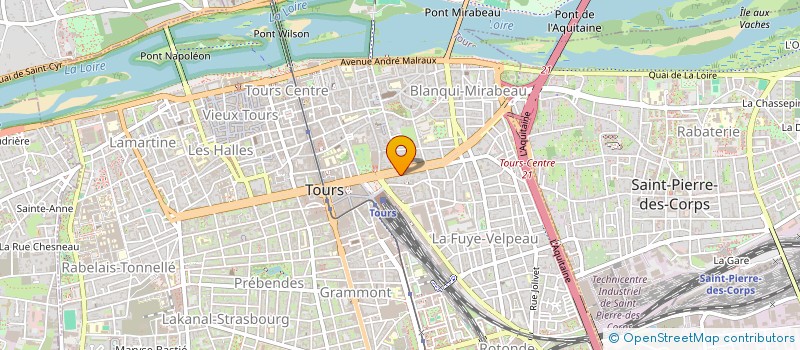 localisation de l'entreprise MADAME SOLINE DURAND  TOURS