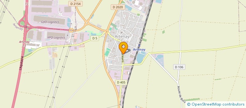 localisation de l'entreprise MADAME SOLINE FIDALGO à ARTENAY