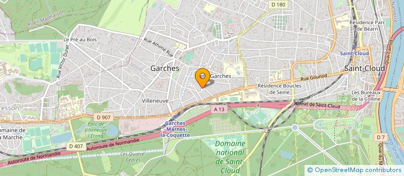 localisation de l'entreprise MADAME SOLINE FUMEAU à GARCHES