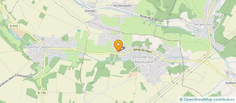 localisation de l'entreprise MADAME SOLINE GUILLOT  OINVILLE-SUR-MONTCIENT