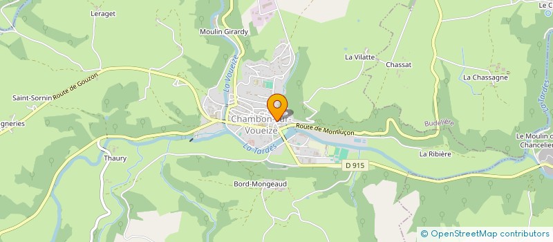localisation de l'entreprise MADAME SOLINE HALLAY à CHAMBON-SUR-VOUEIZE