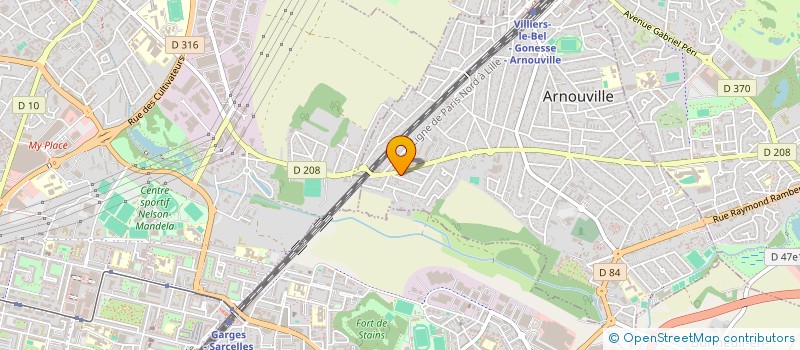 localisation de l'entreprise MADAME SOLINE ITALIEN  ARNOUVILLE