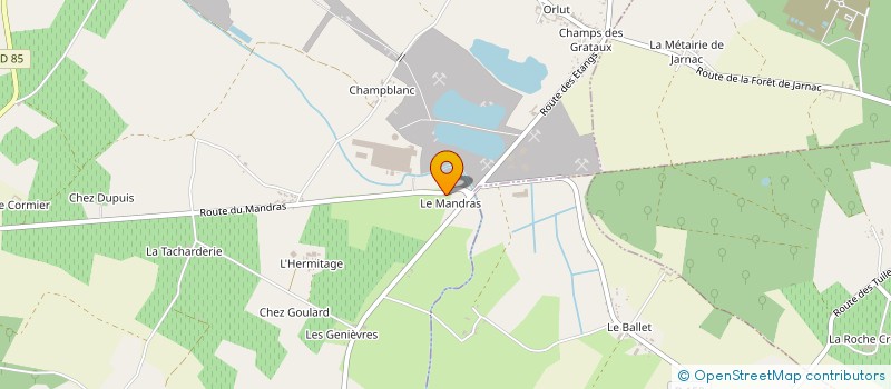 localisation de l'entreprise MADAME SOLINE LEANDRE  VAL-DE-COGNAC