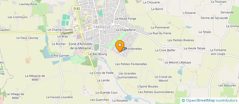 localisation de l'entreprise MADAME SOLINE MIRAD  MELESSE