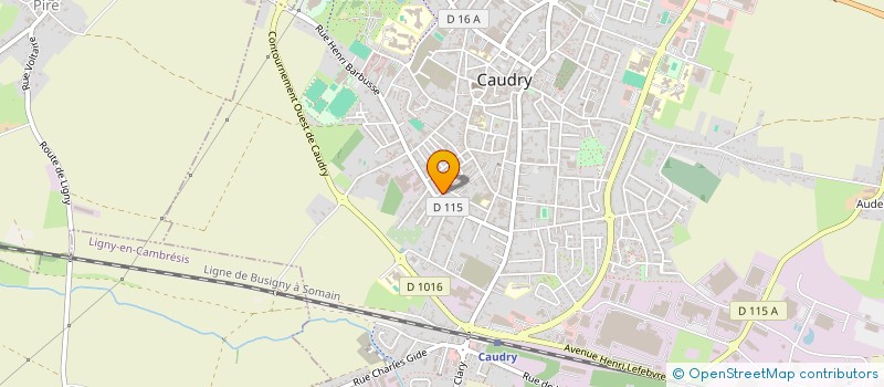 localisation de l'entreprise MADAME SOLINE PETIT  CAUDRY