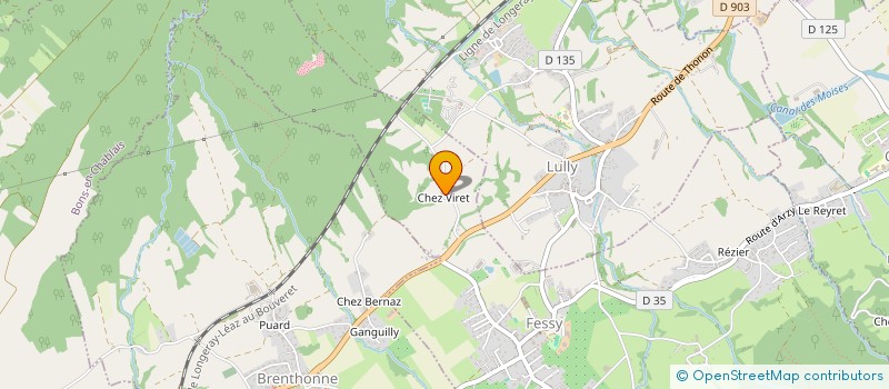 localisation de l'entreprise MADAME SOLINE PONLEVE  FESSY