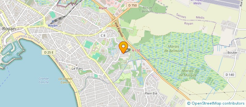 localisation de l'entreprise MADAME SOLINE VALADON  ROYAN