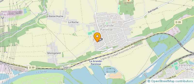 localisation de l'entreprise MADAME SOLOFO RAFANOHARANA  LA GRANDE-PAROISSE