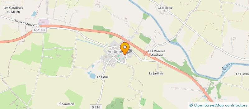 localisation de l'entreprise MADAME SOLVEIG BERNARD  LE LION D'ANGERS