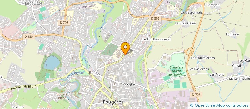 localisation de l'entreprise MADAME SOLVEIG CARO  FOUGERES