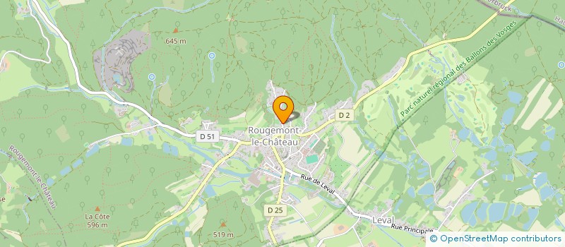 localisation de l'entreprise MADAME SOLVEIG DANNECKER à ROUGEMONT-LE-CHATEAU