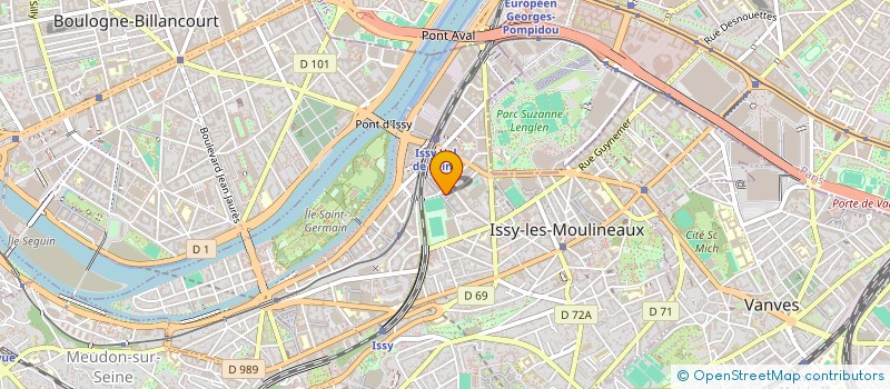 localisation de l'entreprise MADAME SOLVEIG DARRIGO à ISSY-LES-MOULINEAUX
