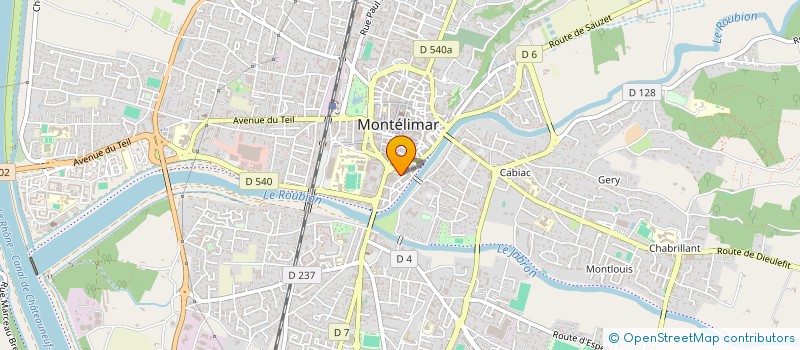 localisation de l'entreprise MADAME SOLVEIG DONOSO  MONTELIMAR