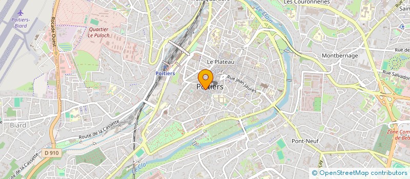 localisation de l'entreprise MADAME SOLVEIG GAUCHET  POITIERS