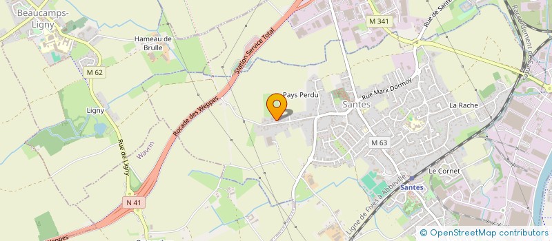 localisation de l'entreprise MADAME SOLVEIG HEYTE  SANTES