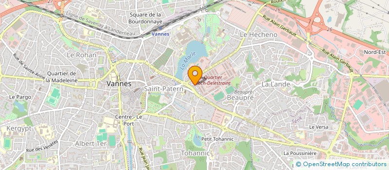localisation de l'entreprise MADAME SOLVEIG JOUON à VANNES