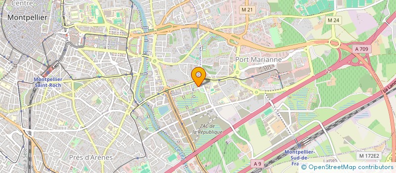 localisation de l'entreprise MADAME SOLVEIG ORTH à MONTPELLIER