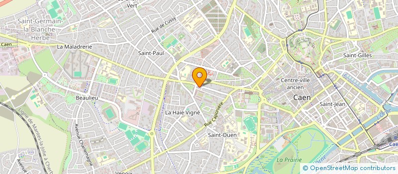 localisation de l'entreprise MADAME SOLVEIG ROBBE à CAEN