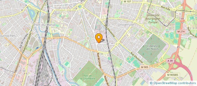 localisation de l'entreprise MADAME SOLWEIG MOREL  DIJON