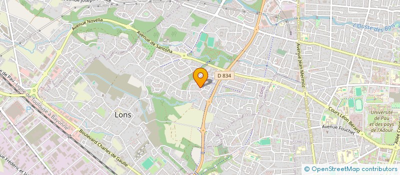 localisation de l'entreprise MADAME SOLY ALVAREZ CLARO  LONS