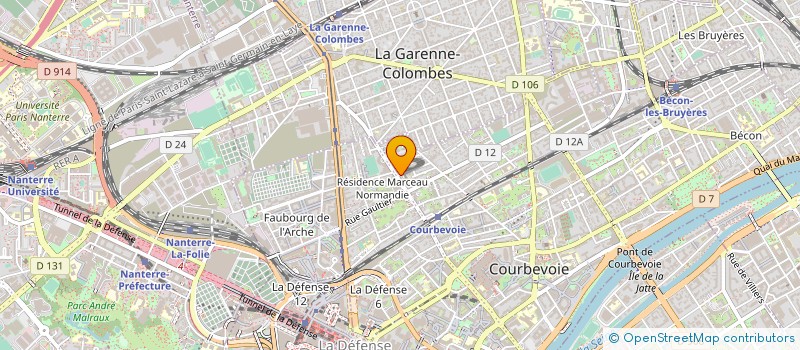 localisation de l'entreprise MADAME SOMAR AZAR à COURBEVOIE