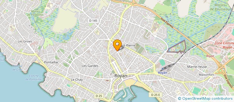 localisation de l'entreprise MADAME SOMAVATEY NOP  ROYAN