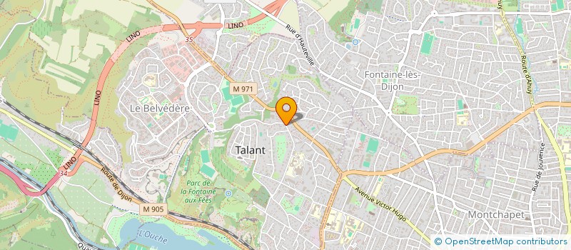 localisation de l'entreprise MADAME SOMAYA ACHOUHAM  TALANT