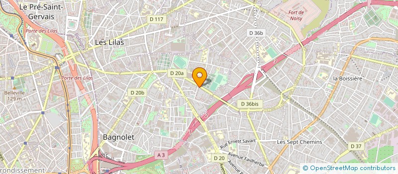 localisation de l'entreprise MADAME SOMCHAN ALLAG à BAGNOLET