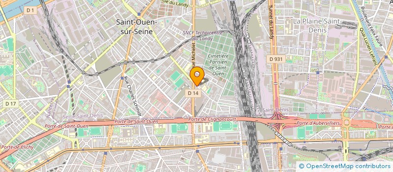 localisation de l'entreprise MADAME SOMCHIT SINPRASEUTH à SAINT-OUEN-SUR-SEINE