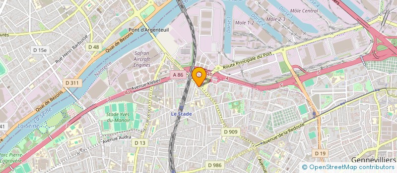 localisation de l'entreprise MADAME SOMIA BENAZZA  COLOMBES