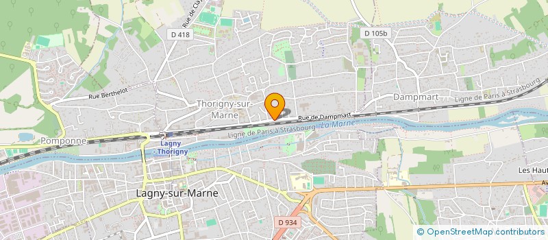 localisation de l'entreprise MADAME SOMKUAN KLANKHEN  THORIGNY-SUR-MARNE