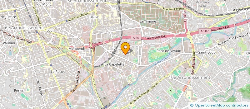 localisation de l'entreprise MADAME SOMNA SILAGHI  MARSEILLE