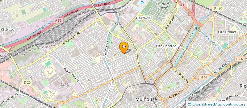 localisation de l'entreprise MADAME SONA HISIR à MULHOUSE