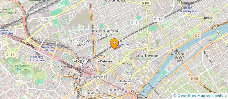 localisation de l'entreprise MADAME SONALI JAIN à COURBEVOIE
