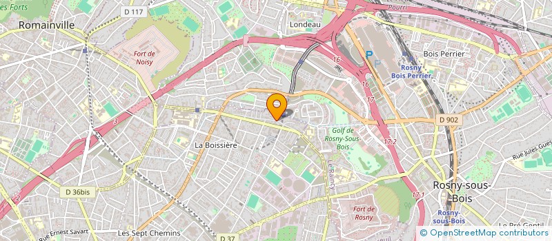 localisation de l'entreprise MADAME SONI PAREKH  MONTREUIL