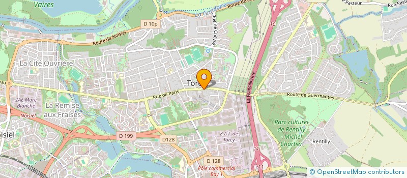 localisation de l'entreprise MADAME SONI SAKER  TORCY