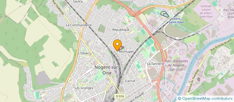 localisation de l'entreprise MADAME SONIA ABBAS à NOGENT-SUR-OISE