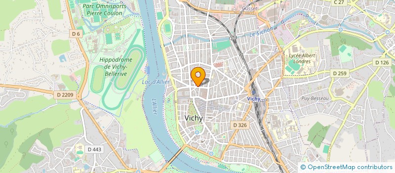 localisation de l'entreprise MADAME SONIA ABBES à VICHY