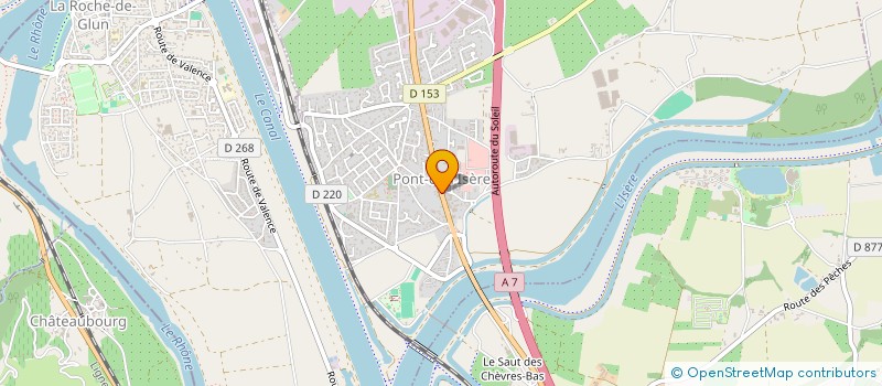 localisation de l'entreprise MADAME SONIA ADOUANE à PONT-DE-L'ISERE