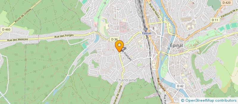 localisation de l'entreprise MADAME SONIA AIMOND  EPINAL