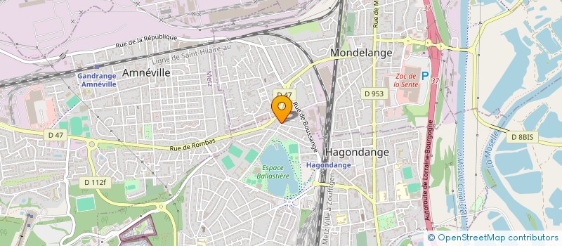 localisation de l'entreprise MADAME SONIA ALISE  MONDELANGE